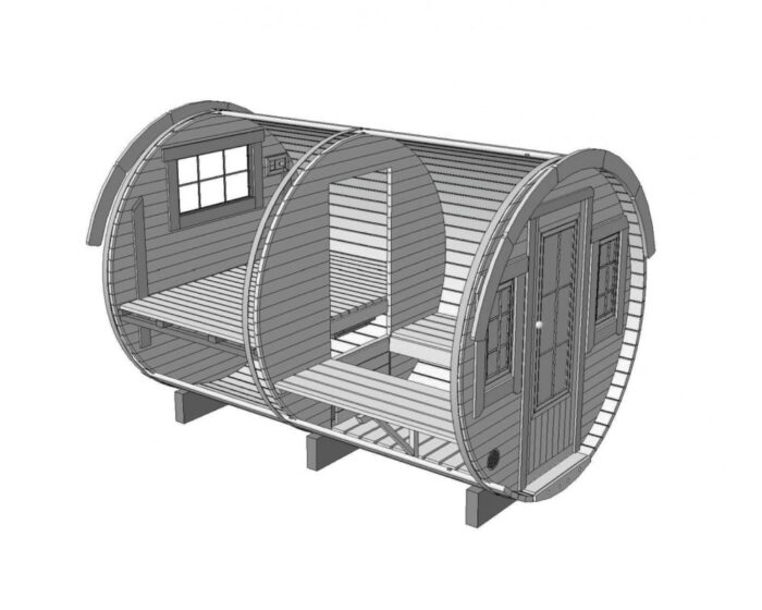 Sleeping barrel 3.3 x 2.2