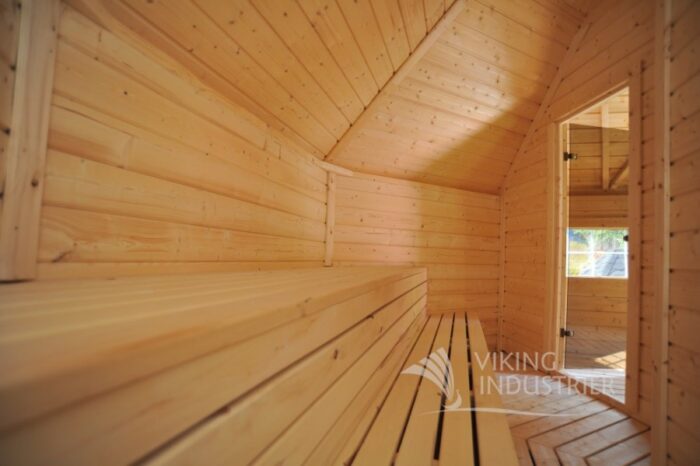 sauna cabin 16.5 m2 inside viking14