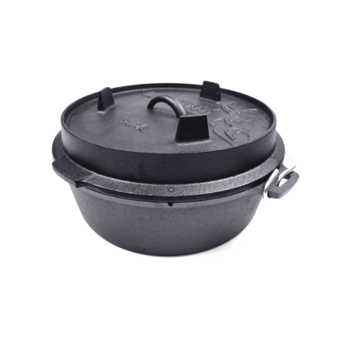 Valhal Outdoor Dutch Oven 6 liter zonder pootjes